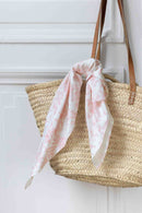 Scarf - Pink Print inspiration Toile de Jouy