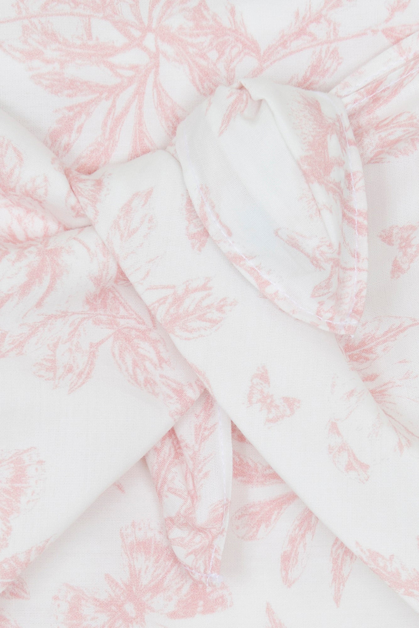 Scarf - Pink Print inspiration Toile de Jouy
