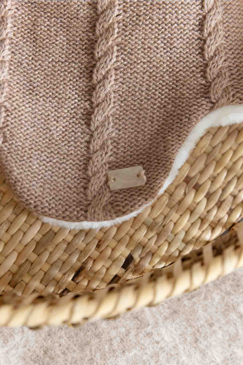Mütze - Camel aus Strickwaren - Image principale