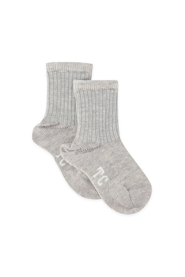 Chaussettes - Gris clair coton - Image principale