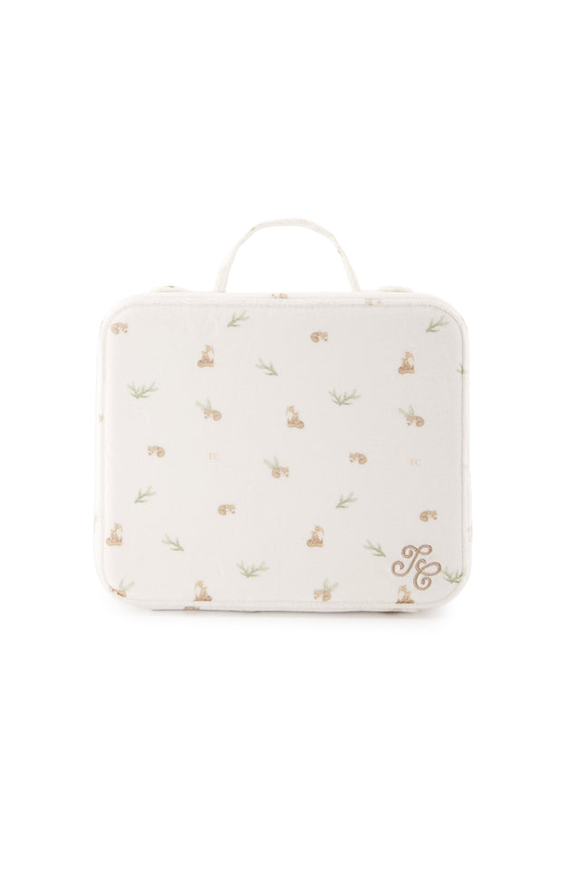 Small suitcase - Ecru fox print - Image principale