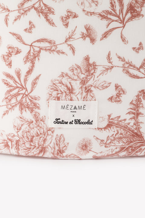 Petite panière toile de jouy rose - Mèzamé x Tartine et Chocolat - Image principale