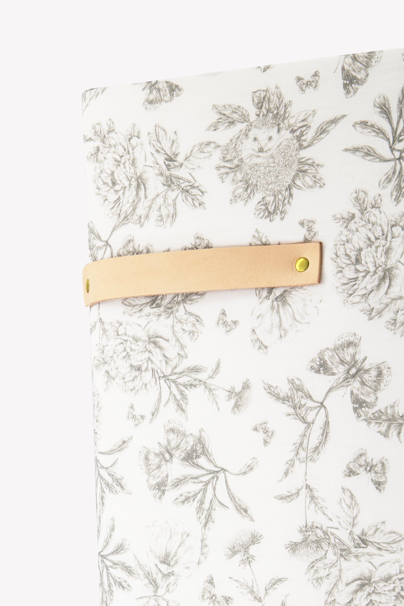 Grande panière toile de jouy gris - Mèzamé x Tartine et Chocolat