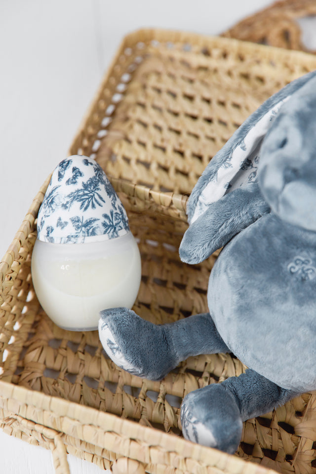 Biberón anticólicos - Toile de jouy Azul Élhée x Tartine et Chocolat - Image principale