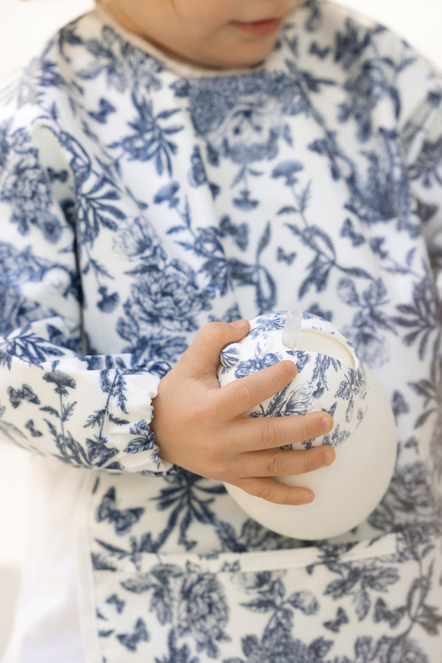 Tasse à paille Coconut - Toile de jouy bleu Élhée x Tartine et Chocolat - Image principale