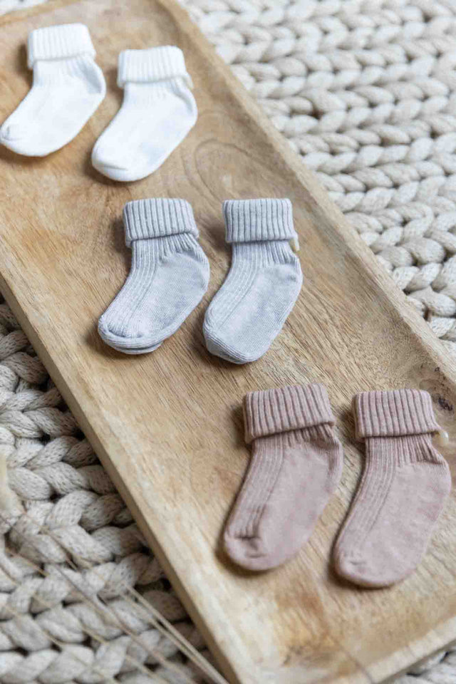 Coffret chaussettes - Coton écru - Image principale