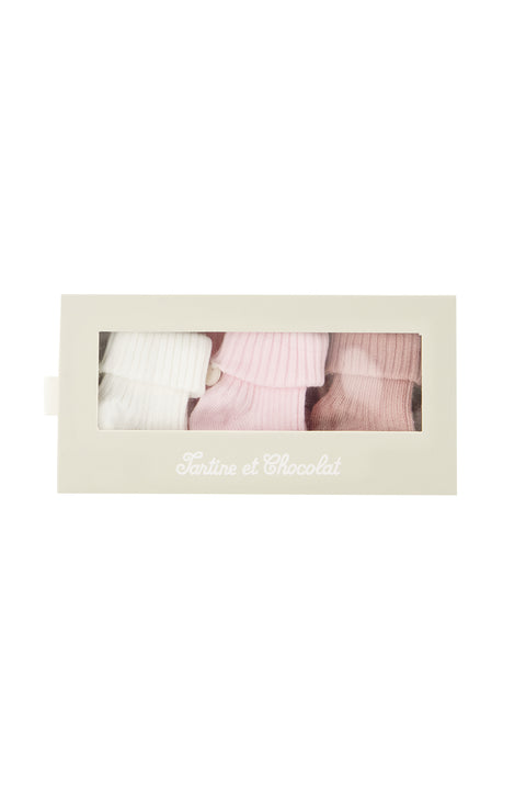 Scatola calze - Cotone rosa pallido - Image principale