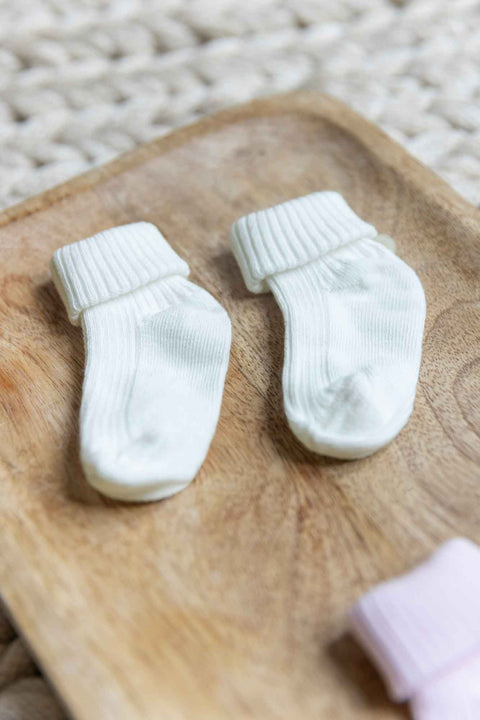 Coffret chausettes - Coton rose pâle - Image principale