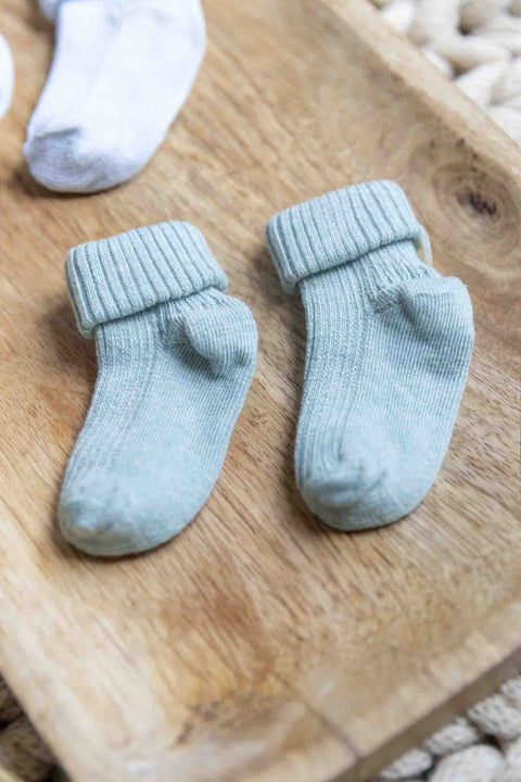 Coffret chausettes - Coton bleu ciel - Image principale