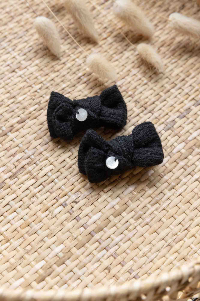 Hair slide - Bow Navy - Image principale