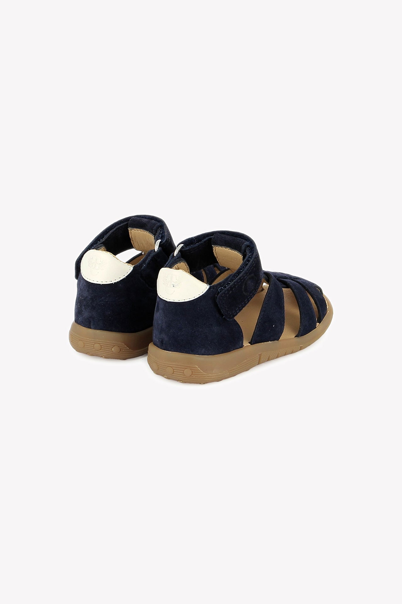 Sandalen für die ersten Schritte - Samt Marineblau