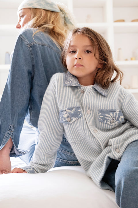 Jacket - Blue Kujten X Tartine et Chocolat - Image principale