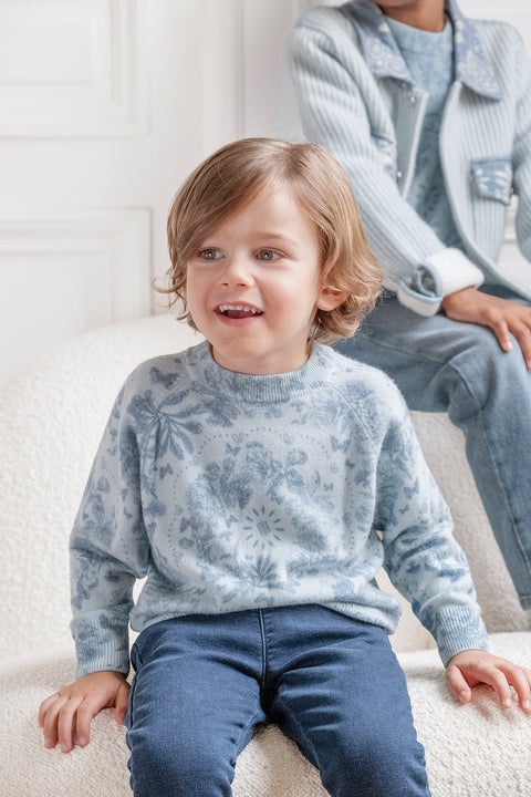 Pull - Bleu Kujten x Tartine et Chocolat - Image principale