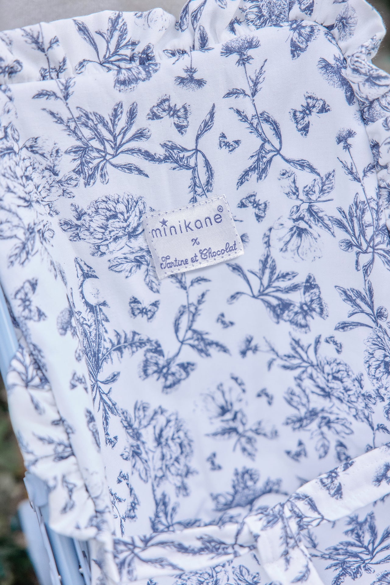 Kinderwagen - Minikane x Tartine et Chocolat afgedrukt Toile de Jouy Blauw
