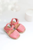 Schuhe Minorquines X Tartine et Chocolat - Raspberry Wildleder