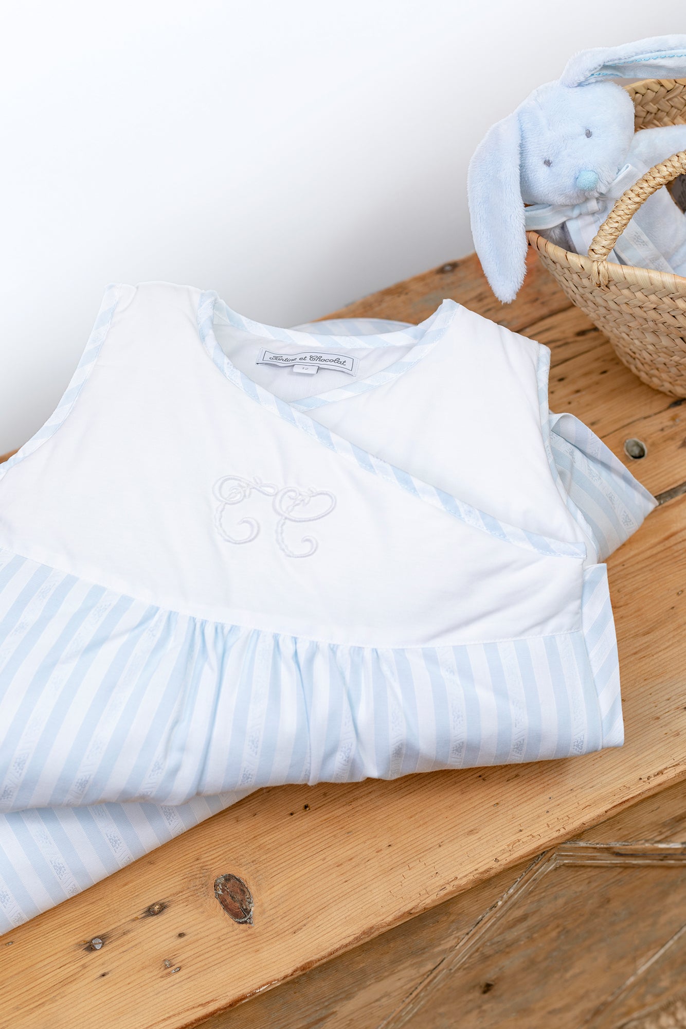 tartine et chocolat schlafsack Schlafsack - Garda Hellblau T2 Gemischte Baumwolle
