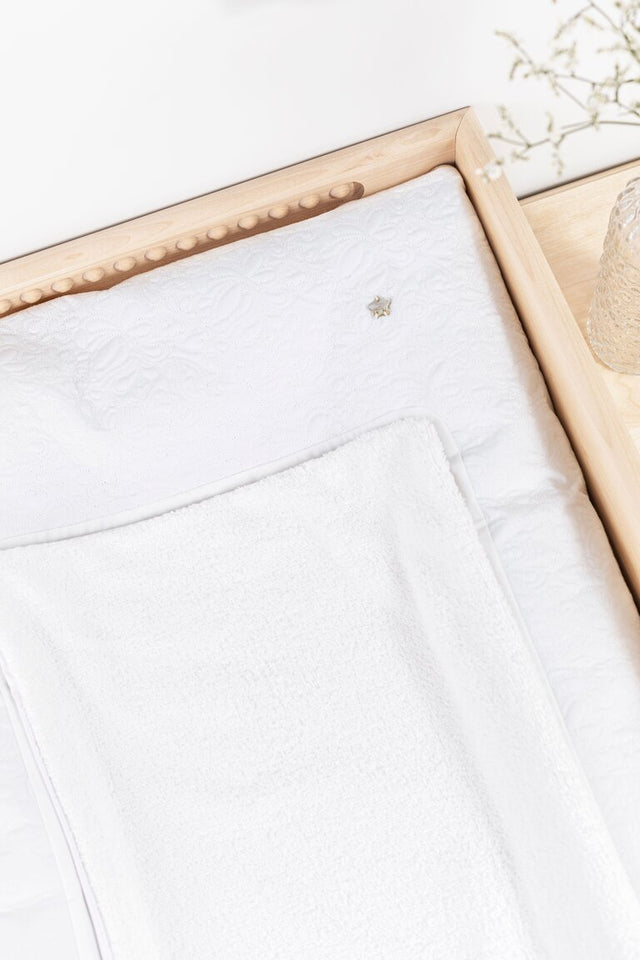 Housse de matelas à langer - Délicatesse nacre - Image principale