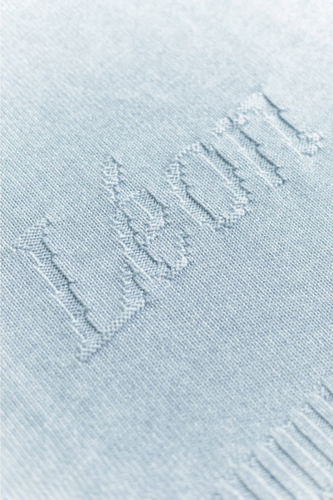 Plaid personnalisé - Laine bleu ciel - Image principale