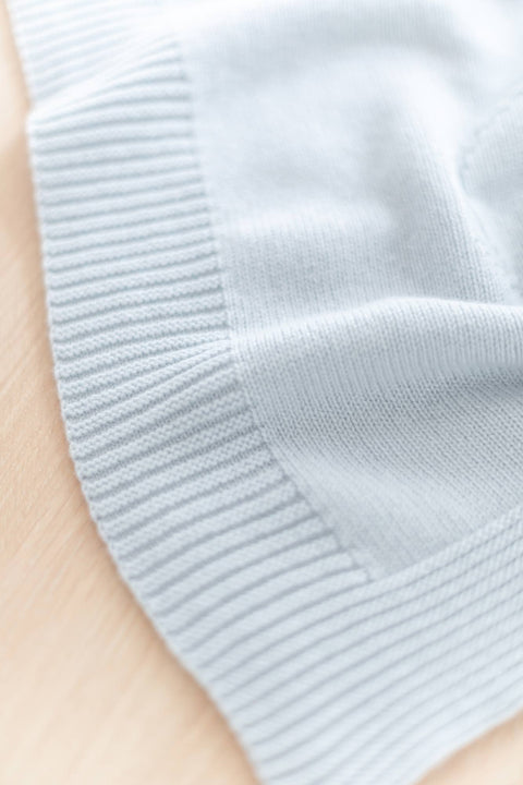 Plaid personnalisé - Cachemire bleu ciel - Image principale