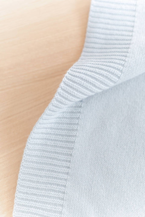 Plaid personnalisé - Cachemire bleu ciel - Image principale