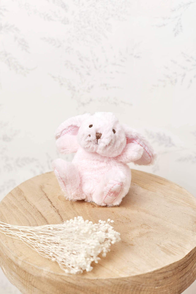 Augustin le lapin - 12 cm rose pâle - Image principale