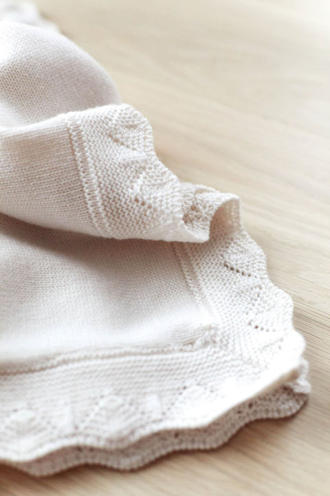 Blanket Wool - Merinos Ecru - Image principale