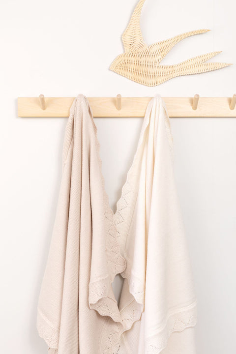 Blanket Wool - Merinos Beige - Image principale