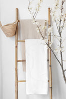 Decke Kaschmir - Kaninchen Ecru