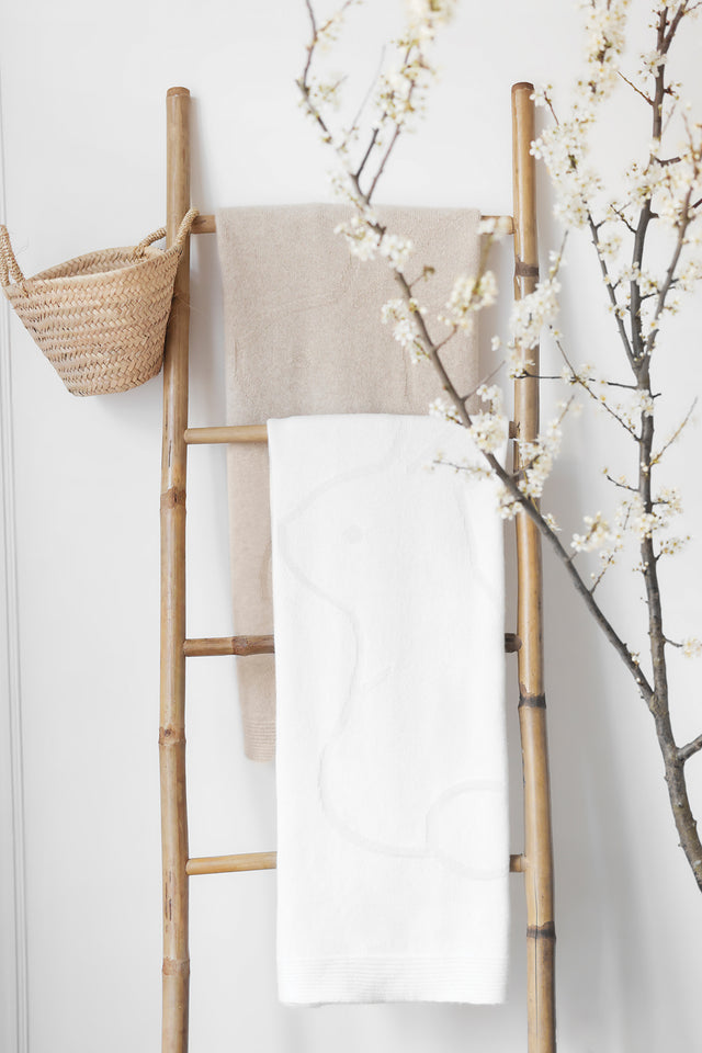 Plaid cachemire - Lapin Ecru - Image principale