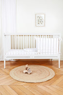 Lit Gustavienne + Matelas - Blanc