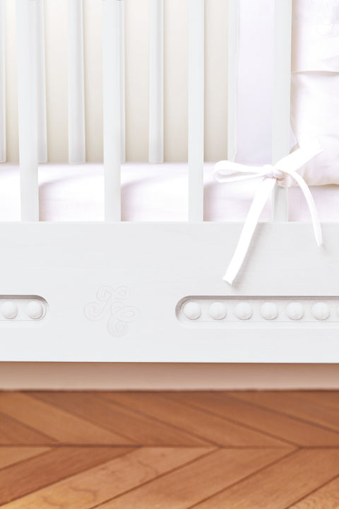 Lit Gustavienne + Matelas - Blanc - Image principale