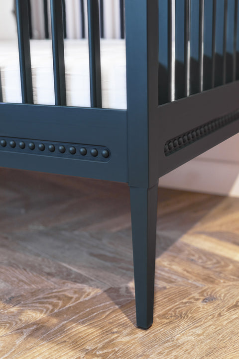 Lit Gustavienne + Matelas - Bleu profond - Image principale