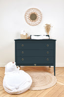 Commode Gustavienne - Bleu profond