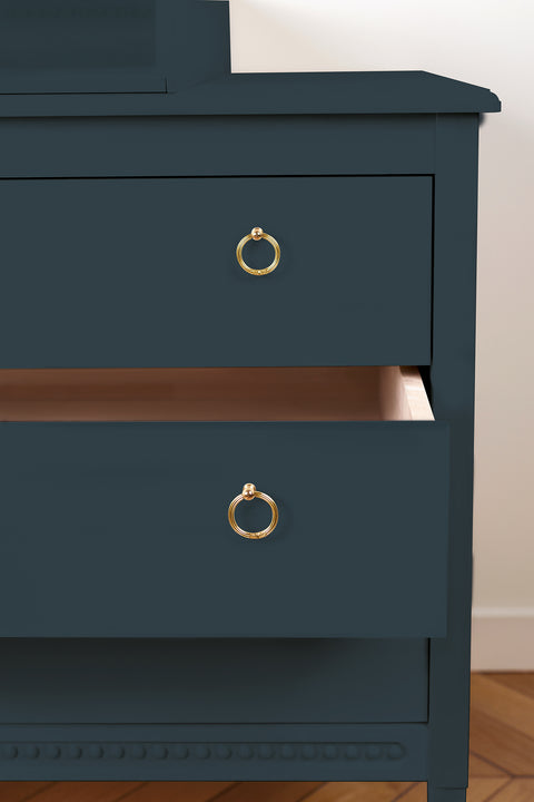 Kommode Gustavienne - Blau tief - Image principale