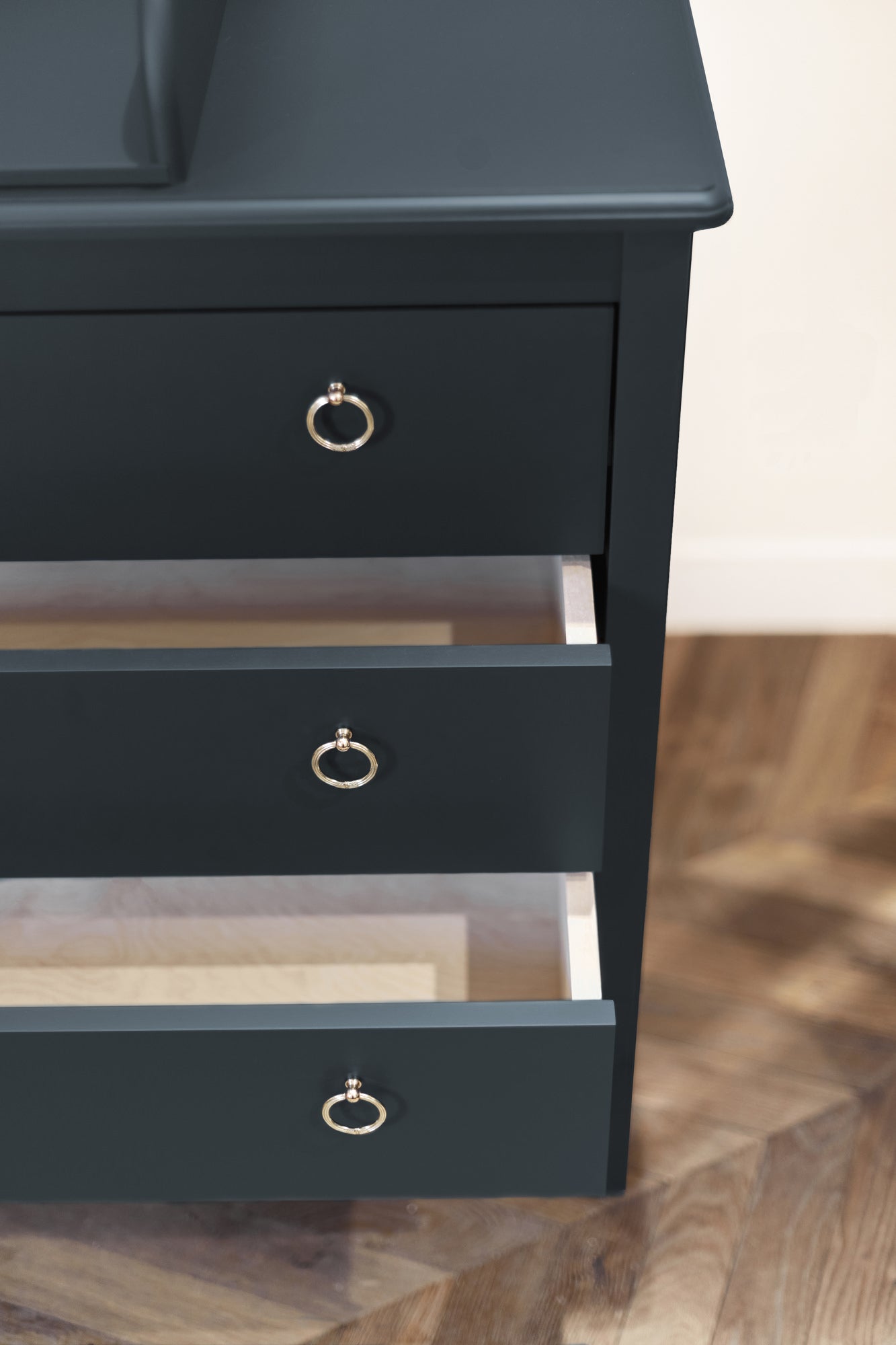 Commode Gustavienne - Bleu profond