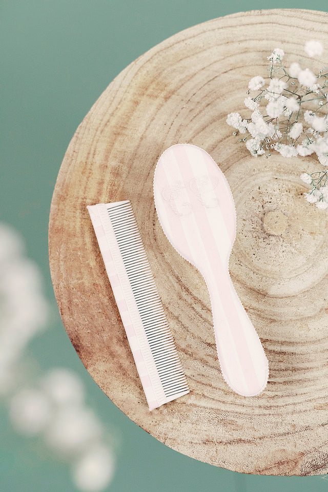 Brosse & Peigne - Garda rose pâle Made In France - Image principale