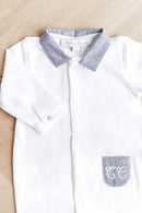 Pyjama - Weiss Feuillage