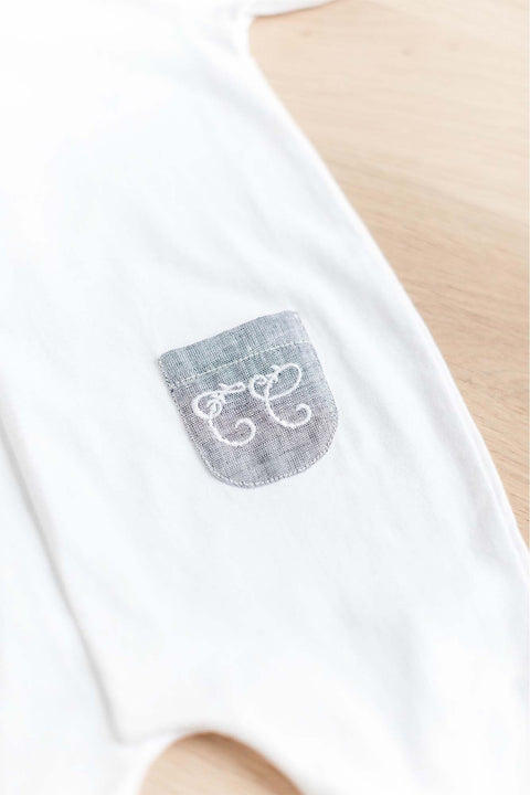 Pyjama - Blanc Feuillage - Image principale