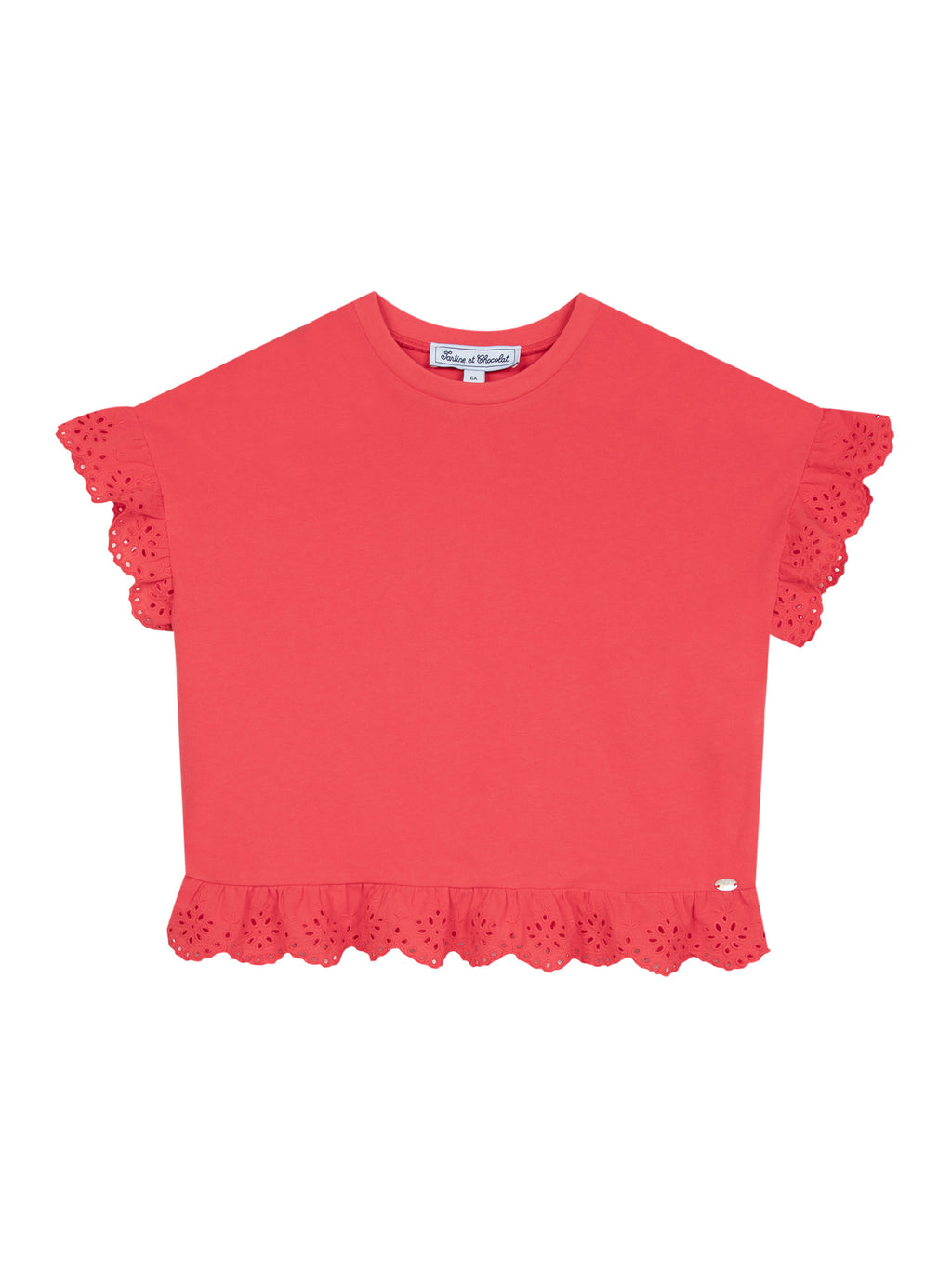 Tee-shirt - Jersey coquelicot