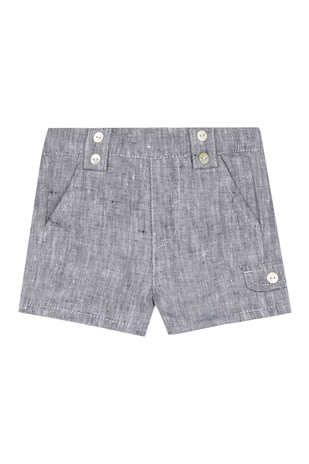 Short - Lin anthracite chiné