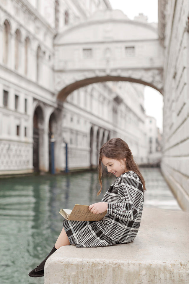 Robe - Pied de poule laine - Image principale