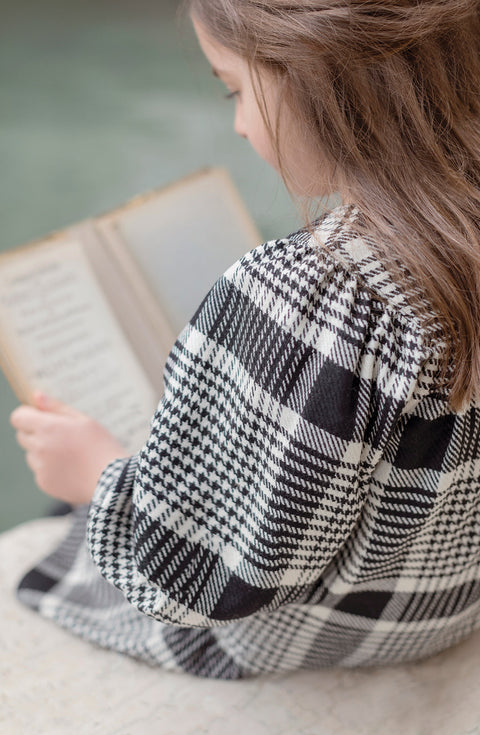 Robe - Pied de poule laine - Image principale