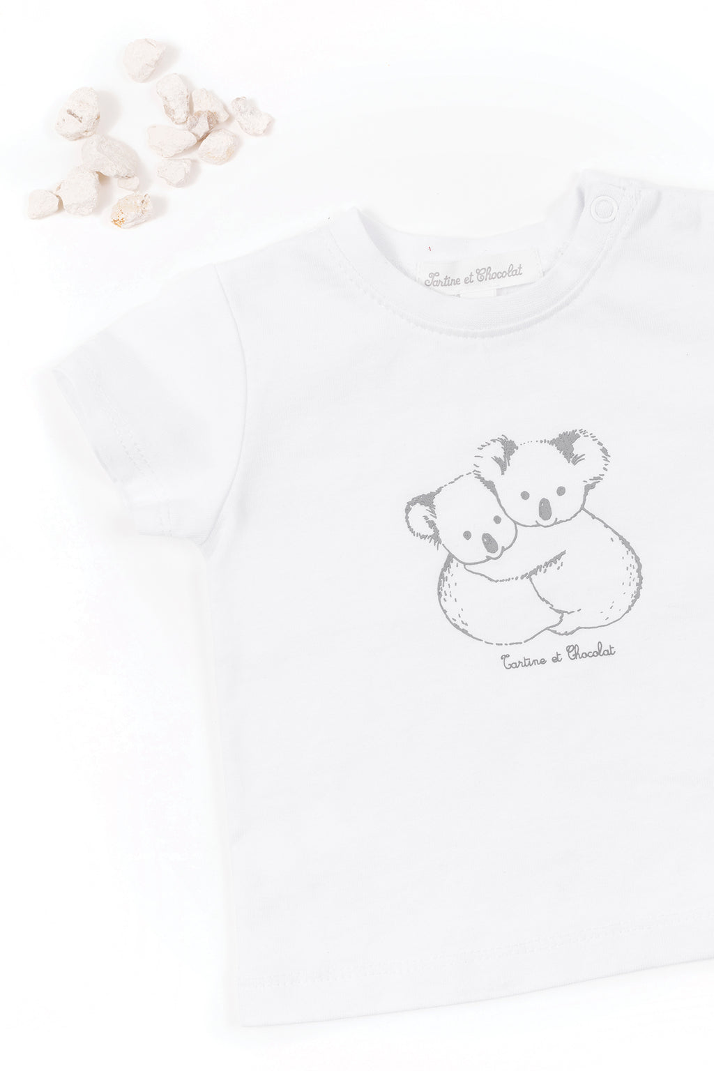 T-shirt - Blanc illustration koala