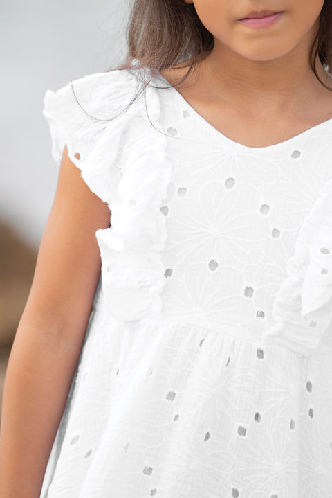 Vestito - Bianco Ricamo inglese - Image principale
