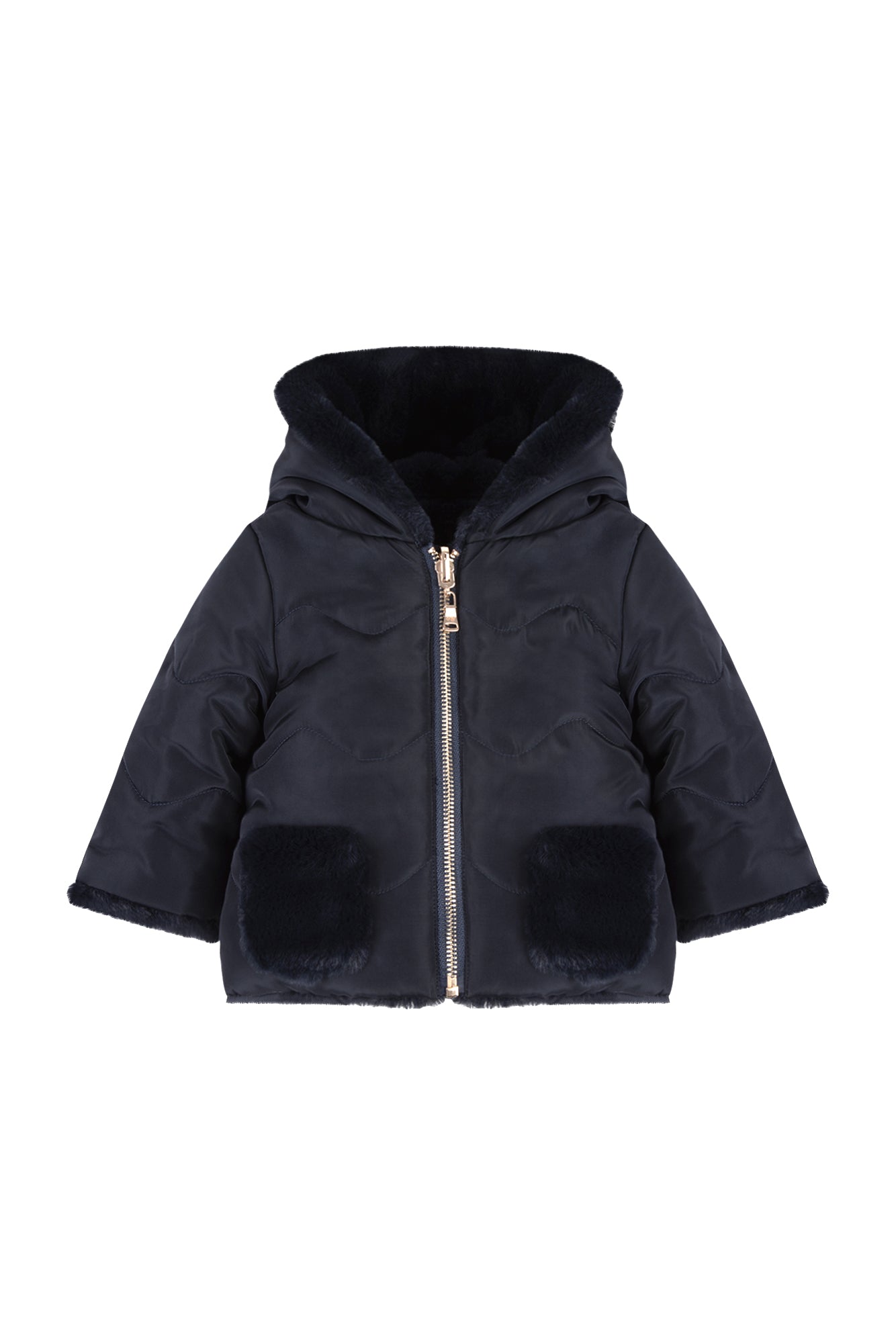 Donsjack - Navy omkeerbaar