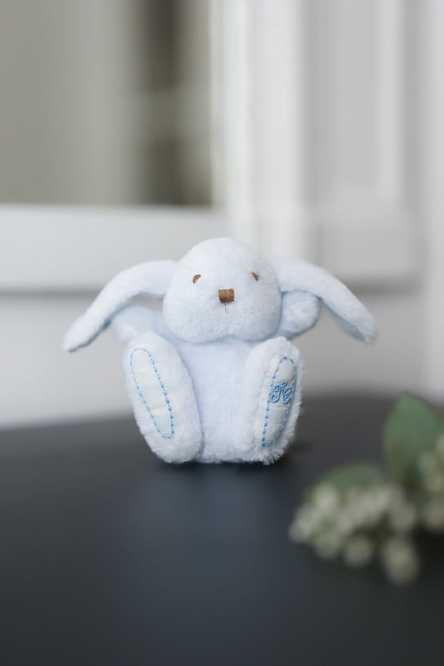 Augustin le lapin - 12 cm bleu ciel - Image principale