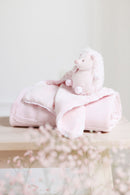 Leon the hedgehog - Comforter Pale pink