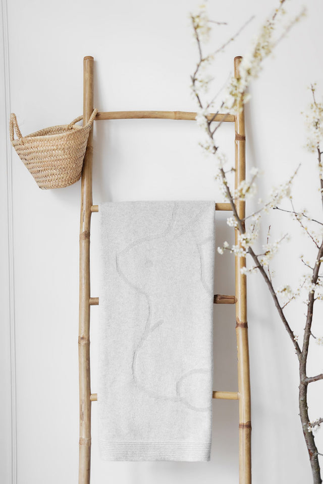 Plaid cachemire - Lapin Gris chiné - Image principale