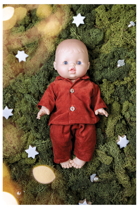 Pajamas - Red Minikane X Tartine et Chocolat - Image principale