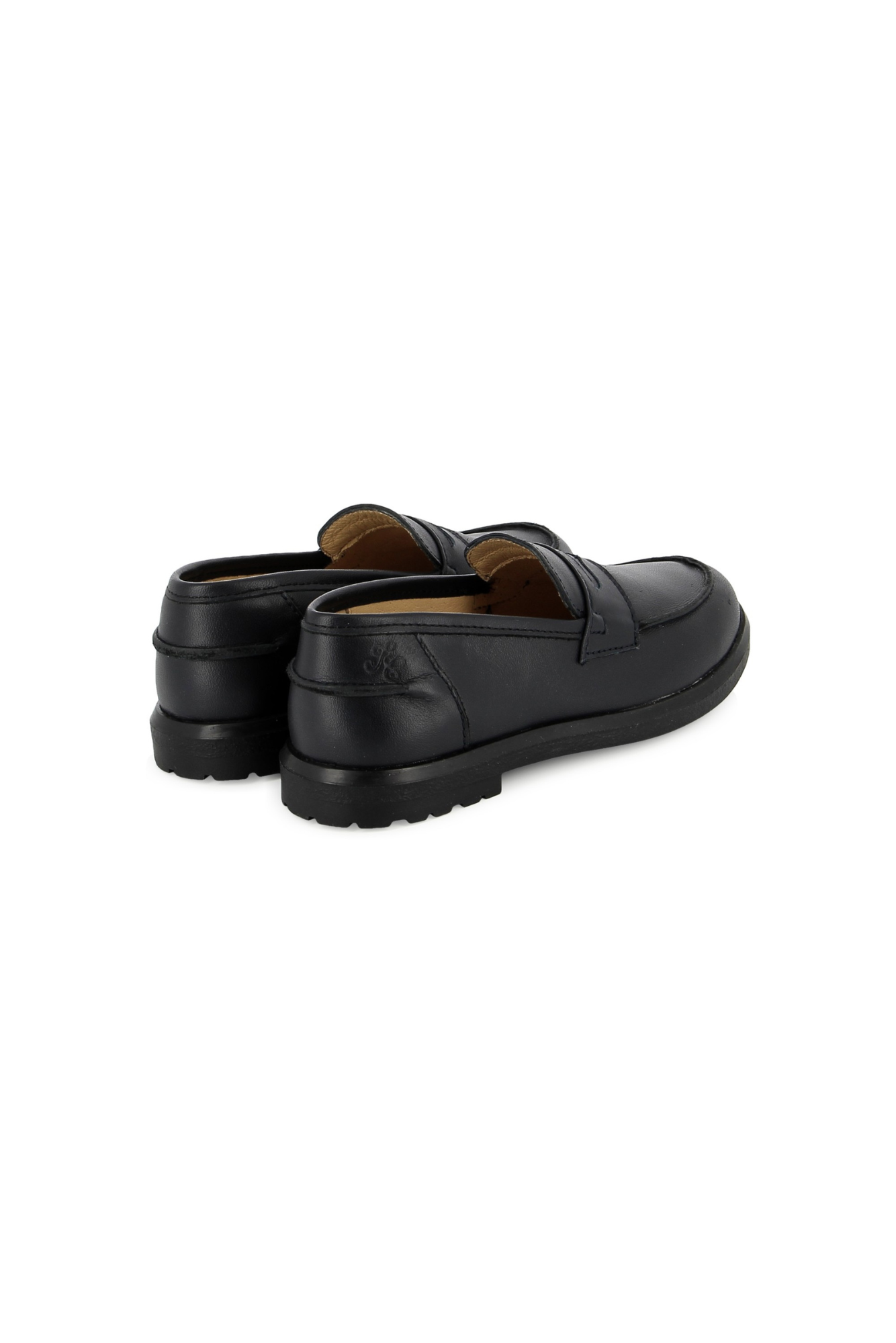 Mocasín - Piel lisa azul marino